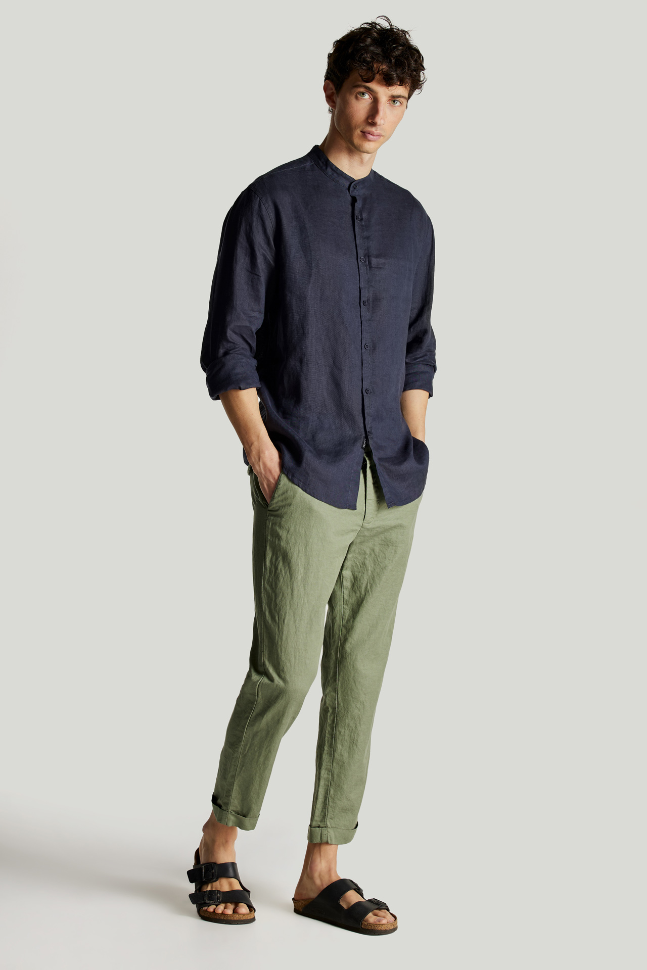 Men's Trousers with Lapel