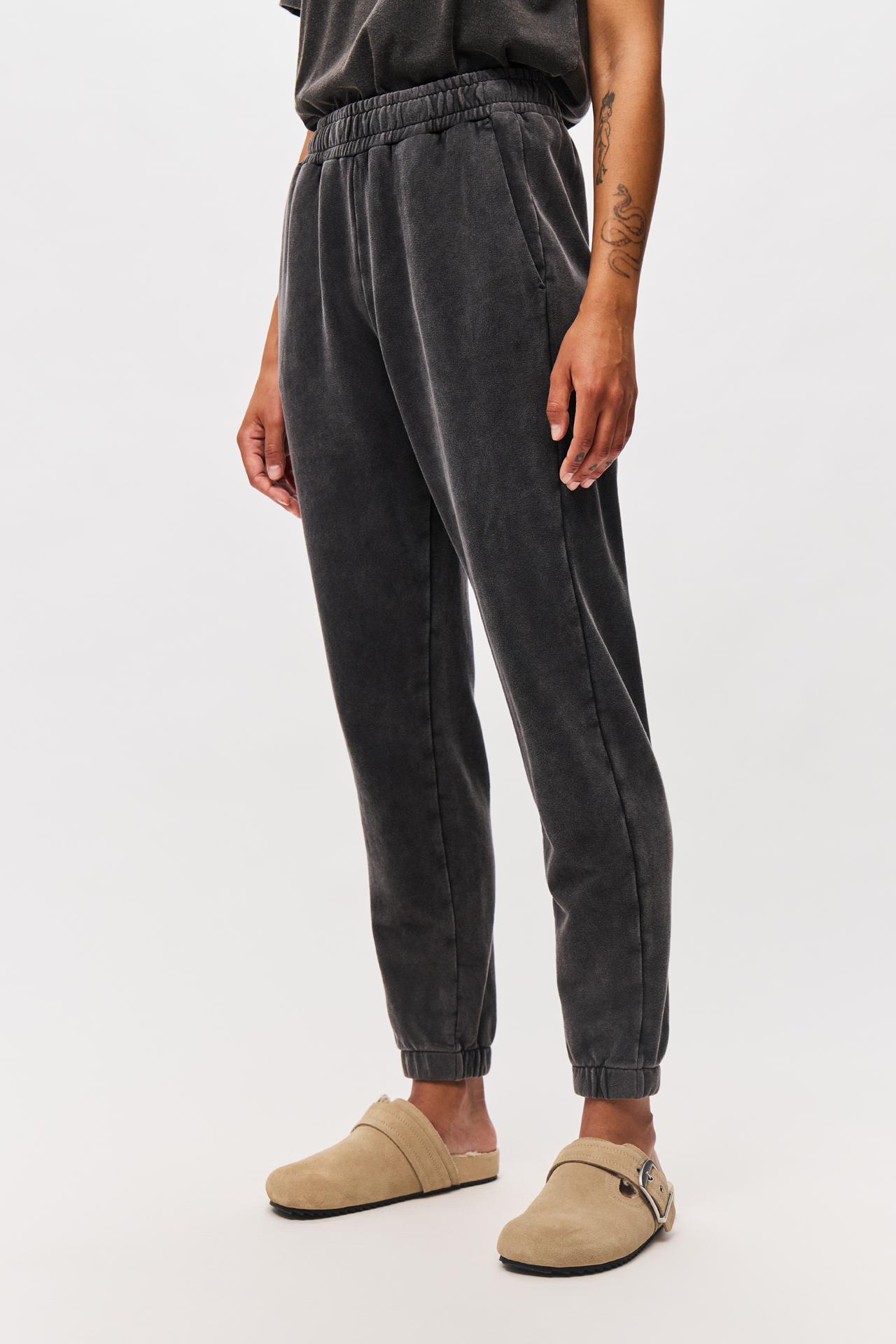 Cuffed sweatpants with pockets sale